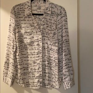 Handwritten candies blouse